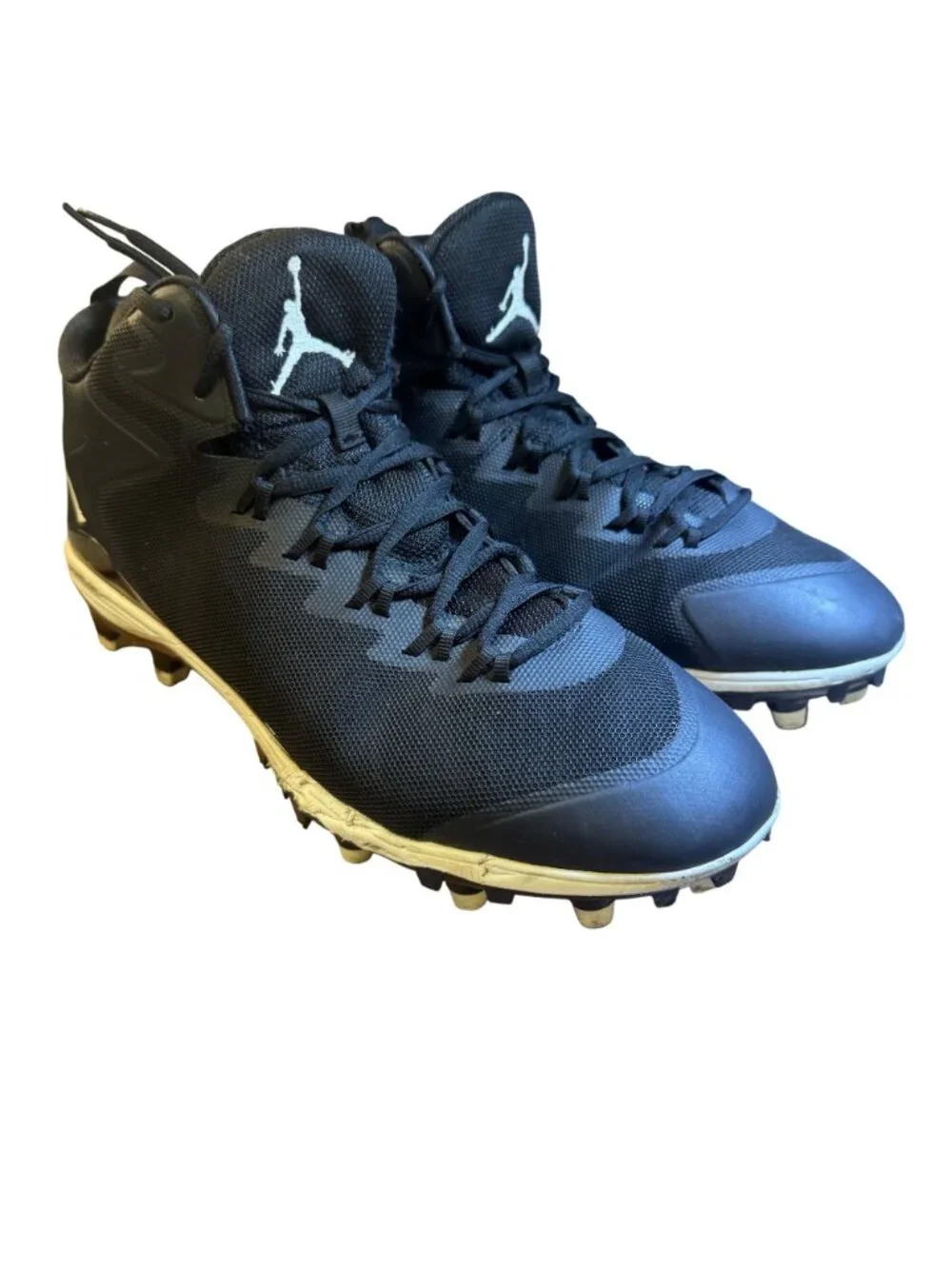 Jordan SuperFly 3 TD Men Size 12 Black White Cleats 719548-010